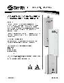 A.O. Smith Water Heater 200 Series owners manual user guide