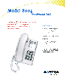 Aastra Telecom Answering Machine 8004 owners manual user guide