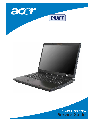 Acer Laptop 7730A owners manual user guide