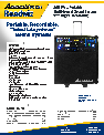 Acesonic Speaker System PK-1290 owners manual user guide