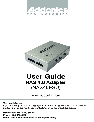 Addonics Technologies Network Cables NAS40ESU owners manual user guide