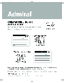 Admiral Air Conditioner AAW-08CM1FHUE owners manual user guide