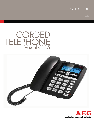 AEG Telephone C115 owners manual user guide