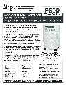 Airpura Industries Air Cleaner P600 owners manual user guide