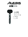 Alesis Microphone AM3 owners manual user guide