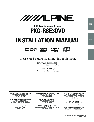 Alpine Car Video System PKG-RSE3DVD owners manual user guide