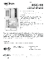 Alto-Shaam Convection Oven ASE-4E owners manual user guide