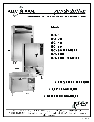 Alto-Shaam Refrigerator QC-100 owners manual user guide