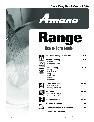 Amana Range AGR5835QDW owners manual user guide
