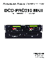 American Audio CD Player DCD-PRO310 MKII owners manual user guide