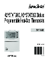 American Standard Thermostat ASYSTAT300C owners manual user guide