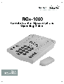 Ameriphone Cordless Telephone RC-100 owners manual user guide