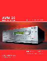 Anthem Audio Home Theater System AVM 20-HD owners manual user guide