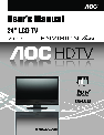AOC Flat Panel Television L15X421, L20S421, L20W421 owners manual user guide