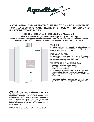 AquaStar Water Heater 125B LP owners manual user guide