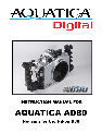 Aquatica Digital Camera AD80 owners manual user guide