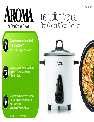 Aroma Rice Cooker ARC-360-NGP owners manual user guide