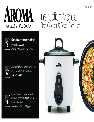 Aroma Rice Cooker ARC-767-NGP owners manual user guide