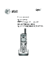 AT&T Cordless Telephone SB67108 owners manual user guide
