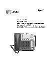 AT&T Cordless Telephone SB67148 owners manual user guide