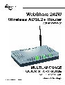 Atlantis Land Network Router A02-RA242-W54_GX01 owners manual user guide