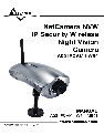 Atlantis Land Security Camera A02-IPCAM4-W54 owners manual user guide