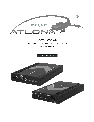 Atlona TV Cables AT-HD560 owners manual user guide