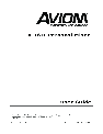 Aviom Musical Instrument A-16II owners manual user guide