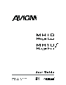 Aviom Musical Instrument MH10f owners manual user guide