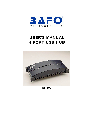 Bafo Technologies Switch BF-400 owners manual user guide