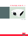 Barco Projector PGWU-62L(-K) owners manual user guide