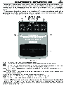 Behringer Air Compressor CS400 owners manual user guide