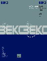 Beko Freezer BZ30 owners manual user guide