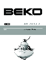 Beko Refrigerator BK 7641 T owners manual user guide