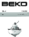Beko Refrigerator D 9420 NMK owners manual user guide