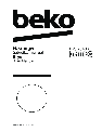 Beko Washer/Dryer WI1483 owners manual user guide