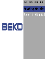 Beko Washer WMB61431B owners manual user guide