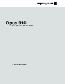 Beyerdynamic Stereo System Opus 900 owners manual user guide