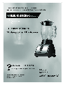 Black & Decker Blender BLC10650MBC owners manual user guide