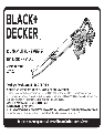 Black & Decker Lawn Sweeper LSW20B owners manual user guide