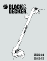 Black & Decker Trimmer gl544 owners manual user guide