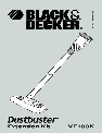 Black & Decker Vacuum Cleaner VE100K owners manual user guide