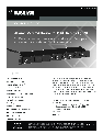 Black Box Power Supply 20-Amp Metered Horizontal PDU, 14-outlet (5-20R) owners manual user guide