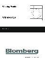 Blomberg Washer WNF 8543 AE20 owners manual user guide