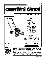 Bolens Lawn Mower 112-093R000 owners manual user guide