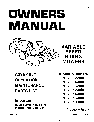 Bolens Lawn Mower 134-506-000 owners manual user guide