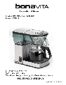 Bonavita Coffeemaker BV1800 owners manual user guide