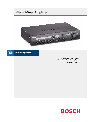 Bosch Appliances Car Amplifier PLE-2MA120-US owners manual user guide