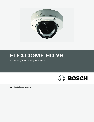 Bosch Appliances Security Camera NIN-733 owners manual user guide