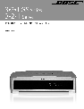 Bose DVD Player 321 Series II owners manual user guide